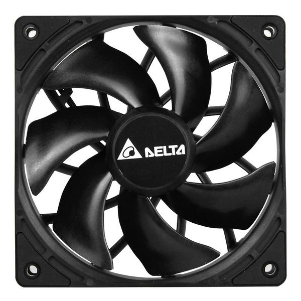 Delta de enfriamiento AK12B Case de computadora Ventilador PWM 120 mm Ventilador de aire de enfriamiento de agua súper silencioso 120x120x25 mm Blanco blanco