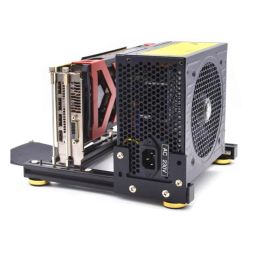 Koeling diy laptop externe grafische kaart voor pcie 1x16 Riser Card Set Riser Card GPU voedingskabel voeding beugel