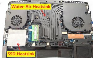 Koeling DIY Water/Air 2in1 CPU/GPU -koeltransformatie Heasink Fan voor Clevo X170 X170SMG X170SMG X7200 Sager NP9670M RTX20/RTX30