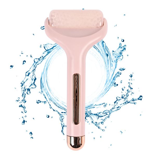 Cuidado de la piel Ice Roller Pink Face Massager and Eye Face Skin Care for Puffiness Rodillos Faciales De Hielo