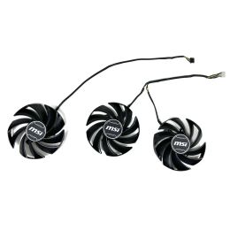 Ventilateur de refroidissement 85 mm 4pin PLD09210S12HH RTX4060 4060TI 4070 4070ti Ventus 3x GPU Fan pour MSI Geforce RTX4060 TI RTX4070 Ventus 3x