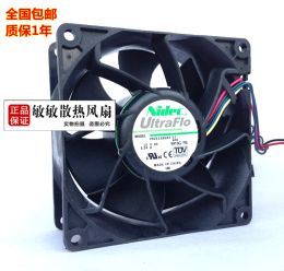 Koel gratis levering.9238 12 V 3.24A V92E12BUA757 9 cm Big Air Volume Server Booster Fan Violence