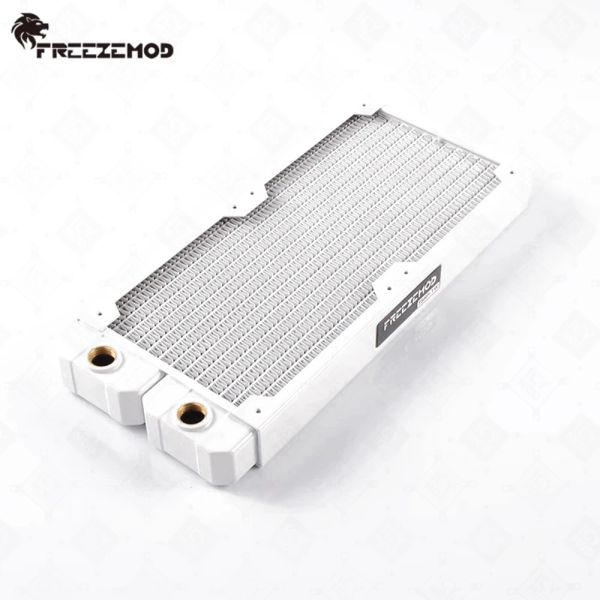 Enfriamiento Freezemod 240 mm Radiador de cobre blanco PC Enfriador de agua de cobre Enfriamiento de líquido de cobre 12 cm TSRPTWWHITE240