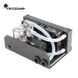 Module de refroidissement à eau de Freezemod Computer Freezemod 160 mm Radiateur en aluminium 80 mm Tête de ventilateur Slmzvt