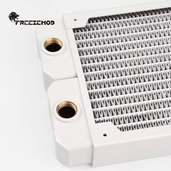 Enfriamiento Freezemod Radiator de cobre Cuarada de agua, caja de computadora de enfriamiento de agua de PC, adecuado para ventiladores de 120 mm TSRPTW120/240/360/480 mm