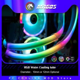 Koel Galax PC AIO WATER KOEL TUBE RGB Soft Pipe ArgB Vest voor CPU/GPU AIO Waterkoeler Tubing 5V 3Pin Flexibele verlichtingslang