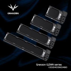 Refroidissement Granzon GZMN AIO AIO Pump Radiator Combo 120/260/360/480 mm Copper 30 mm d'épaisseur PC refroidissement du refroidissement pour le ventilateur 120 mm 12cm