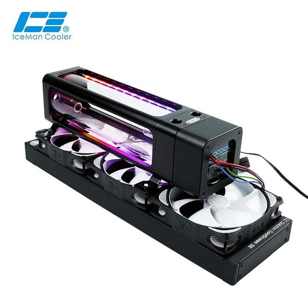 Refroidissement icemancooler dx5 240 refroidissement de refroidissement argb réservoir combo d5 réservoir