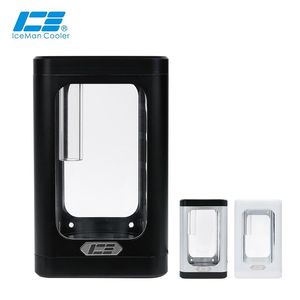 Refroidissement iceMencooler RX7 120 Small Tank Water pour Mini Computer Water refroidissement Argb Light System Sync Sync Mb Glass Black White Silver