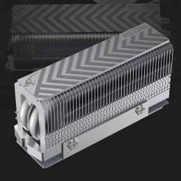 Koeling M.2 2280 SSD Koelmoer volledig geëlektroplateerd Reflow Lassen Aghp Heatpipe Radiator M2 vaste toestand drive radiator SSD -koeler Pakking