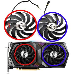 Refroidissement de nouveau remplacement du ventilateur de refroidisseur PLD10010B12HH pour MSI RTX 3050 3060 TI RX 6600 6700 XT GRAPHIQUE GRAPHIQUE CHARGE