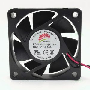 Refroidissement Nouveau FD126015SH1 ZP 12V 0,18A 6CM 6015 2 Fabrillage de refroidissement silencieux sans balais sans balais