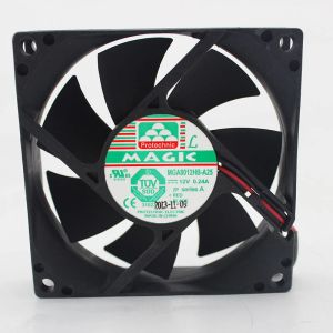 Refroidissement nouveau MGA8012HBA25 12V 0,24A 8cm Châssis à double balle Alimentation d'alimentation informatique Ventilateur de refroidissement silencieux