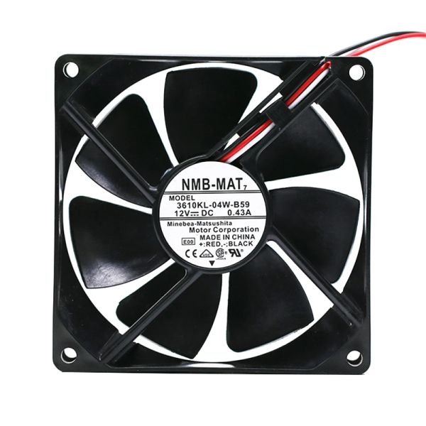 Enfriamiento nuevo NMB 9225 9cm 3610KL04WB50/B59 0.43A Ventilador de enfriamiento de chasis de volumen de tapa de 12V de 12V