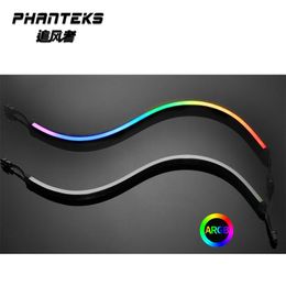 Enfriamiento Phanteks Combo Light Strip Argb Caja de caja de neón Decoración LED Strip 5v 3pin Light Header Aura 13mmx5.5mmx400mm x 2pcs