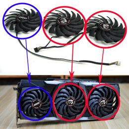 Refroidissement PLD09210B12HH PLD10010B12HH RTX2080 RTX2080TI DC12V pour MSI RTX 2070 2080 Super 2080ti Gaming X Trio Graphics Carte Fan de carte vidéo