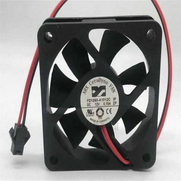 Coolings Original ARX 6015 FD1260A1012C DC12V 0.19A ventilateur de refroidissement silencieux à deux fils de 6CM