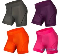 Coolmax-pantalones cortos de ciclismo acolchados para mujer, pantalones cortos a prueba de golpes para bicicleta de carretera, mallas para ciclismo, color rosa, morado, gris y naranja