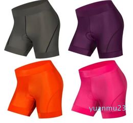 Coolmax short de cyclisme rembourré femmes antichoc short de vélo vélo de route collants de cyclisme rose violet gris Orange