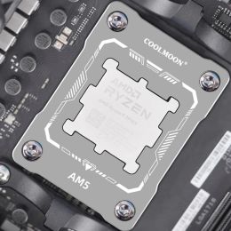 CORDMOON CPU Corrictation Correcteur Protecteur Protecteur CPU Fixation Boucle avec clé en alliage en aluminium CNC pour AMD AM5 Ryzen 7000