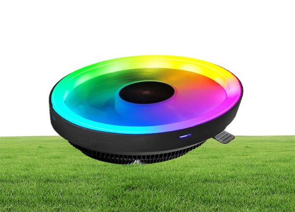 COOLMOON RGB refroidisseur de processeur dissipateur thermique refroidissement LED 12 V pour processeur Intel AMD PC radiateur de bureau 6305877