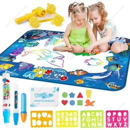Coolplay tapis de dessin à l'eau magique coloriage Doodle avec bébé jouer Montessori jouets tableau de peinture éducatif pour les enfants 240117