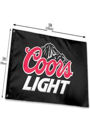 Coors Light Label Label Flag 150x90cm 3x5ft Impression Polyester Club Team Sports Indoor avec 2 œillets en laiton2397251
