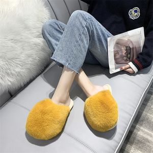 Cootelili vrouwen thuis slippers rond teen met faux bont 2 cm hiel warme schoenen voor vrouw winterschoenen houd warm maat 3641 201203