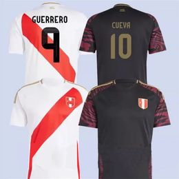 Copa 2024 Jerseys Peru Kids Soccer America America Home Football Shirt Peruana National Team Pineau Cuevas Solano Pizarro Abram Aquino Guerrero Cubillas Ana