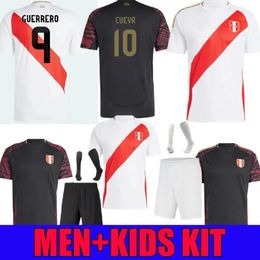 Copa Americ 2024 Jerseys de football au Pérou Lapadula Luis Lberico Pineau Cuevas Cartagena Tapia Valera Aquino National Team 24 25 Football Shirt Men Kids Kits S-4xl