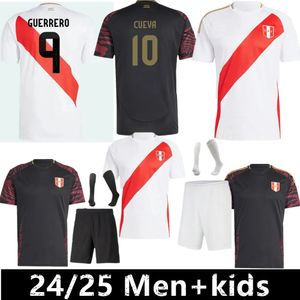 2024 2025 Copa Americ Perú camisetas de fútbol 24 25 hogar lejos Selección Peruana Cuevas PINEAU CARTAGENA ABRAM camiseta de fútbol fanáticos camiseta de fútbol hombres niños kits