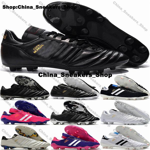 Copa Mundial 21 FG Zapatos de fútbol Copa 70Y Tamaño 12 Botines de fútbol Botas de fútbol Us 12 Zapatillas de deporte botas de futbol Us12 Suelo firme Eur 46 70 Año Botines de fútbol para hombre Negro