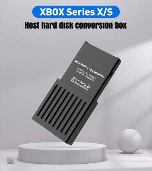Copieurs Carte d'extension de stockage de disque SSD pour Xbox Series X/S Boîte de conversion de disque dur hôte externe Boîte de carte d'extension M.2