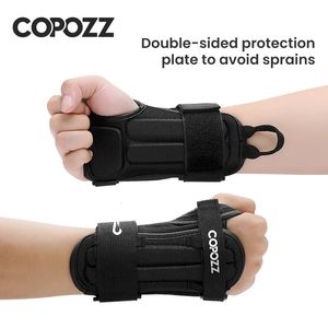 COPOZZ 1 paar Rolschaatsen Polssteun Gym Ski Polsbeschermer Schaatsen Hand Snowboard Bescherming Handbeschermer Mannen Vrouwen Kind 240322