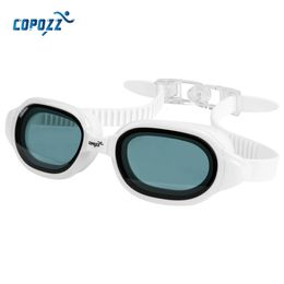 Copozz Myopia Swimming Goggles Men Femmes Adulte Swim Ggggle Professional Pool Pool Glass Diopter Zwembril 15 à 7 240409