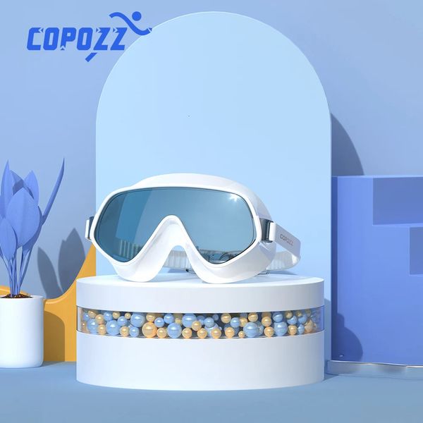 COPOZZ Gafas de natación profesionales Adultos Hombres Mujeres Gafas HD Antifog Natación Accesorios para piscinas 240223