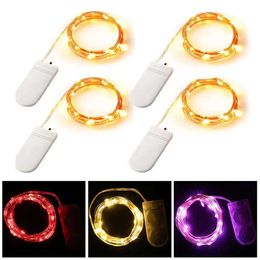 Koper 1m 10 draad LED waterdichte vakantie buiten decor led strip kerstfeest bruiloftstring licht th1155