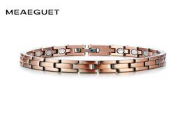 Koperlegering Magnetische Gezondheidsarmband Voor Vrouwen Verstelbare Therapie Energie Anti Artritis Pijnbestrijding Bangle Pulseira Feminina4793888