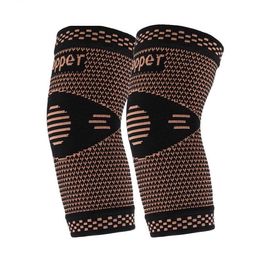 Koper compressie honkbal elleboog pads UV Protection Arm Sleeve sportveiligheid volleybal tennisbeschermer armsteunbrace