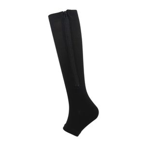 Calcetines de compresión de cobre calcetines con cremallera con chaussette de media compresión
