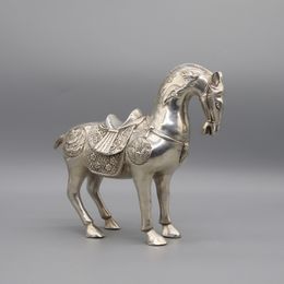 Cheval en cuivre, statue de cheval, décoration de la maison, accessoire de table