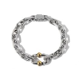 Bijoux en cuivre Europe et États-Unis exagérés nouveau bracelet à chaîne en métal hommes et femmes breloques de créateur pour bracelets en or 2828737