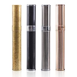 Tube de cave à cigares de voyage en cuivre porte-étui à cigares unique Mini Tubes portables pour accessoires de cigares avec boîte-cadeau 26mm