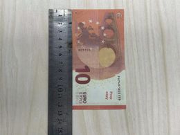 Copiar dinero real 1: 2 Tamaño Juguete educativo para niños Simulación Moneda Pirata Búsqueda del tesoro Billete 100 Euro Valor nominal Axjfn