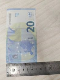 Copiar dinero real 1:2 tamaño simulación creativa euro prop moneda tetql