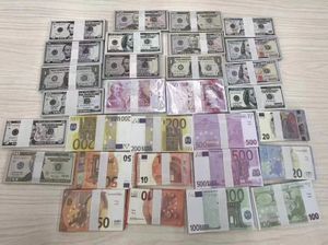Copier de l'argent Taille réelle 1: 2 Fournitures Contrefaçon Dollar Euro et Livre Sterling Prop Pièces Monnaie Argent, Ambiance I Mrbvk