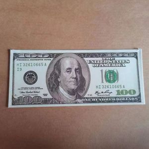 Copier l'argent réel 1: 2 taille en gros de la taille usa USA Dollars Party fournit de faux pour le film Bandonnée Paper Novelty Toys 1 5 10 20 50 100 DBAer