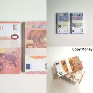 Kopie Geld Prop Euro Dollar 10 20 50 100 200 500 Feestartikelen Nep Film Geld Billets Play Collection 100PCS/PackC0BA