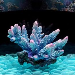 Corail Belle Résine Artificielle Corail Aquarium Décoration Rock Fish Tank Récif De Corail Ornement Pierre Corail Aquarium Accessoires 12 Styles 231201