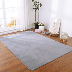 Coral Fluwelen Tapijt Effen Kleur Water Absorptie Sofa Tapijt Memory Foam voor Slaapkamer Woonkamer Kinderen Tapijt Yoga Mats Large 210317